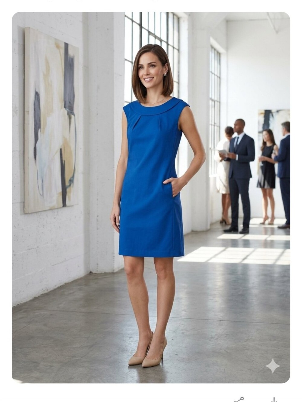 blue dress theory | Dresses | Theory Danela In Cobalt Size 8 Size:15/16 This dress couldnt be Sage Green KissProm White Boho A-Line